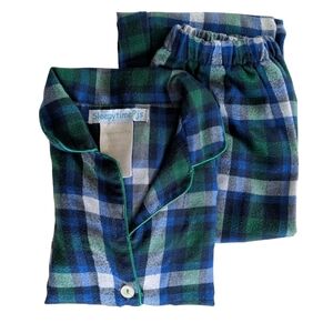 Sleepytime PJ's Plaid Pajamas Size 6